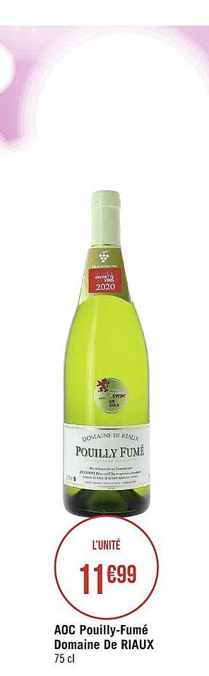 aoc pouilly-fumé domaine de riaux