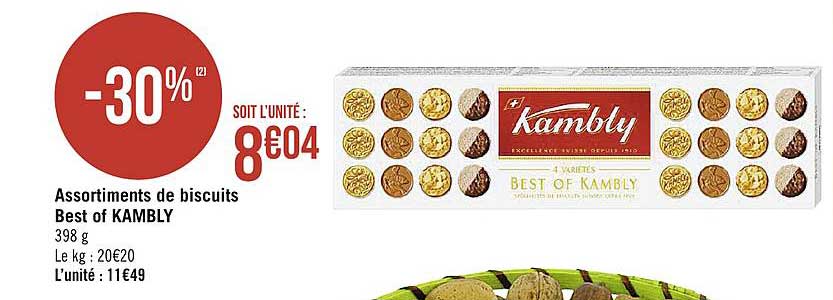 Assortiments De Biscuits Best Of Kambly