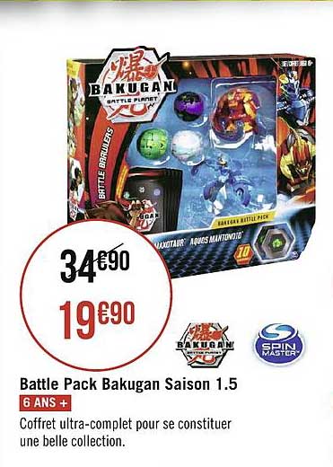 battle pack bakugan saison 1.5
