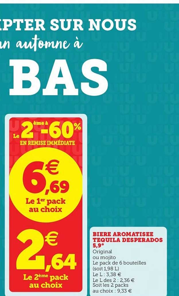 bière aromatisée tequila desperados 5,9°