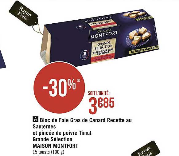 bloc de foie gras de canard recette au sauternes et pincée de poivre timut grande sélection maison de montfort