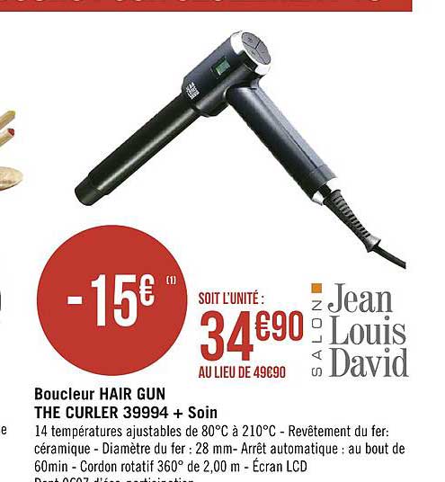 boucleur hair gun the curler + soin