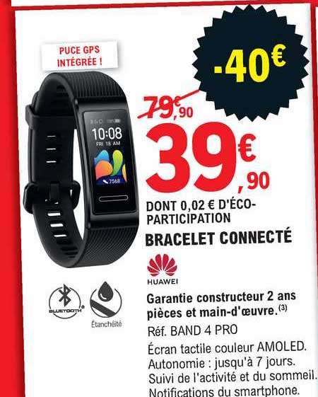 bracelet connecté huawei