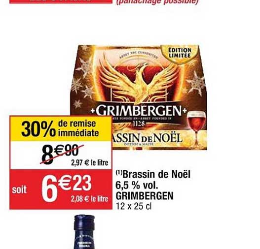 brassin de noël 6,5% vol. grimbergen