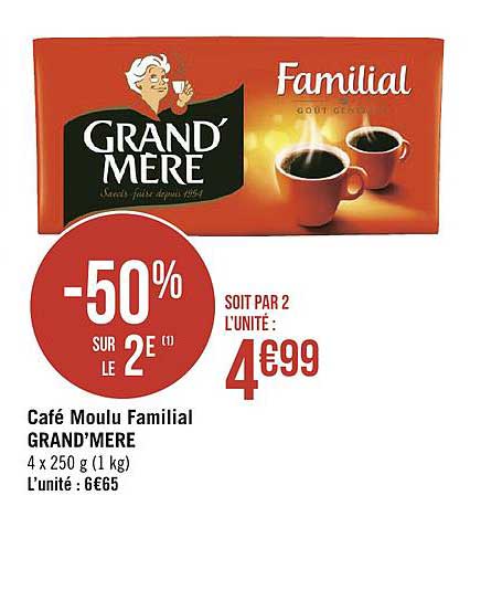 Café Moulu Familial Grand'mère