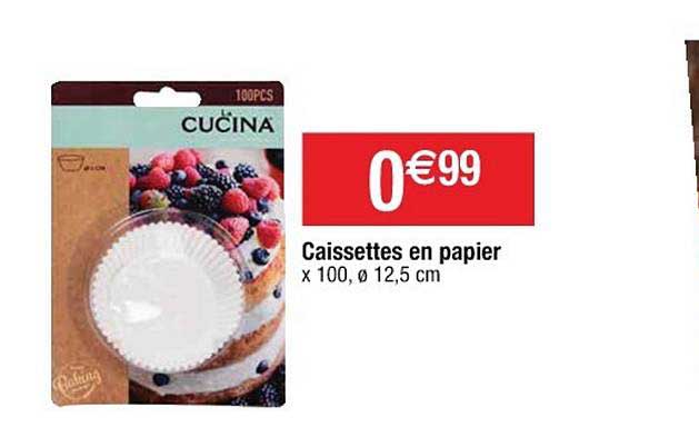 caissettes en papier