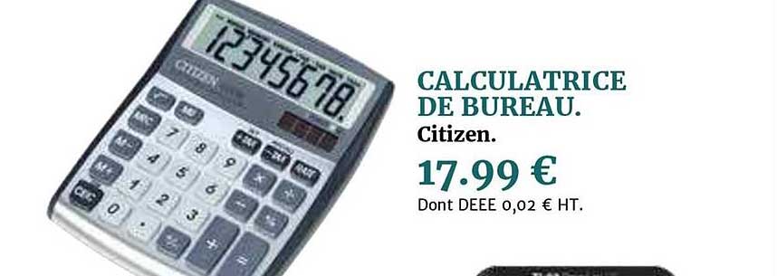 calculatrice de bureau citizen