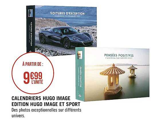 calendriers hugo image edition hugo image et sport