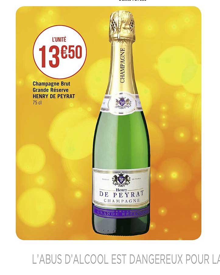 champagne brut grand réserve henry de peyrat
