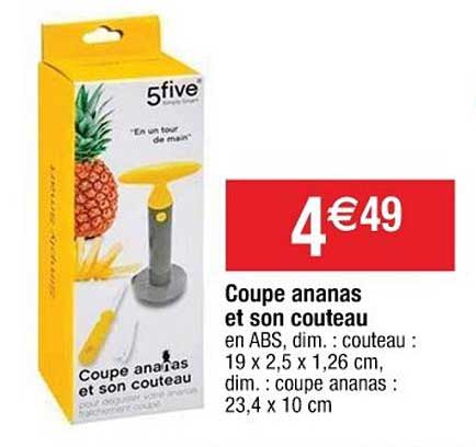 Coupe Ananas Et Son Couteau