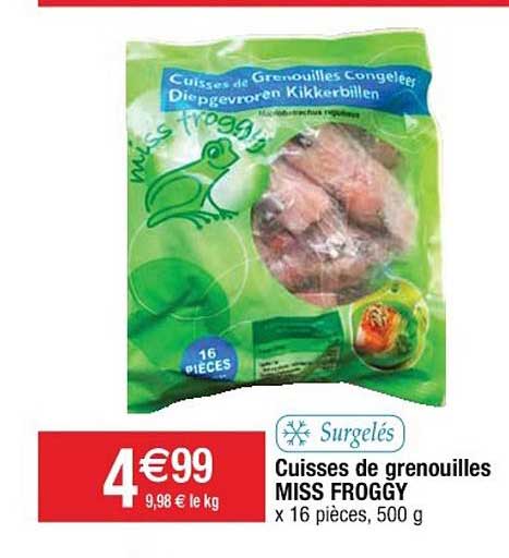 cuisses de grenouilles miss froggy