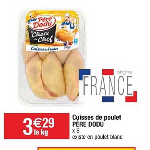 cuisses de poulet père dodu