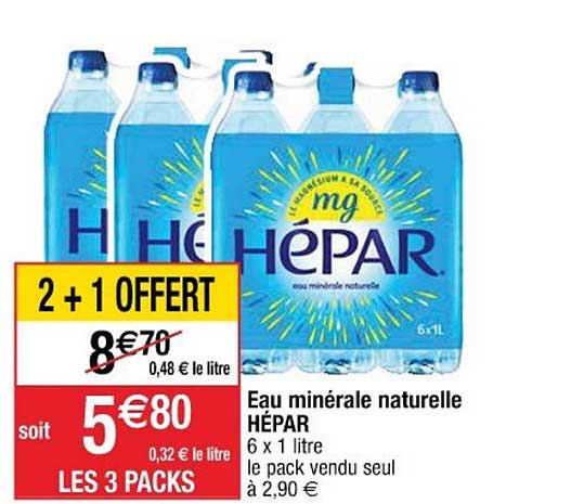 Eau Minérale Naturelle Hépar