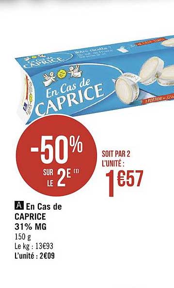 en cas de caprice 31% mg
