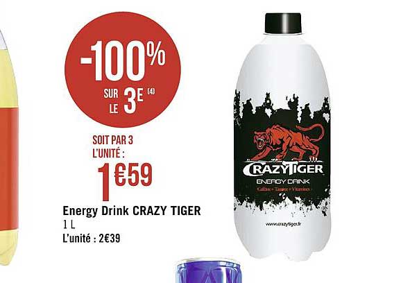 energy drink crazy tiger