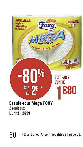 essuie tout mega foxy