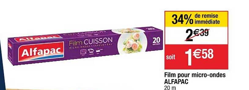 film pour micro-ondes alfapac