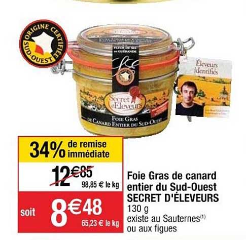 foie gras de canard entier du sud-ouest secret d'éleveur
