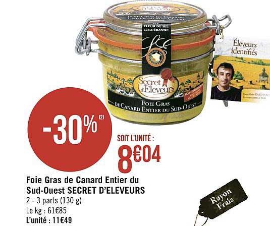 foie gras de canard entier du sud-ouest secret d'éleveurs
