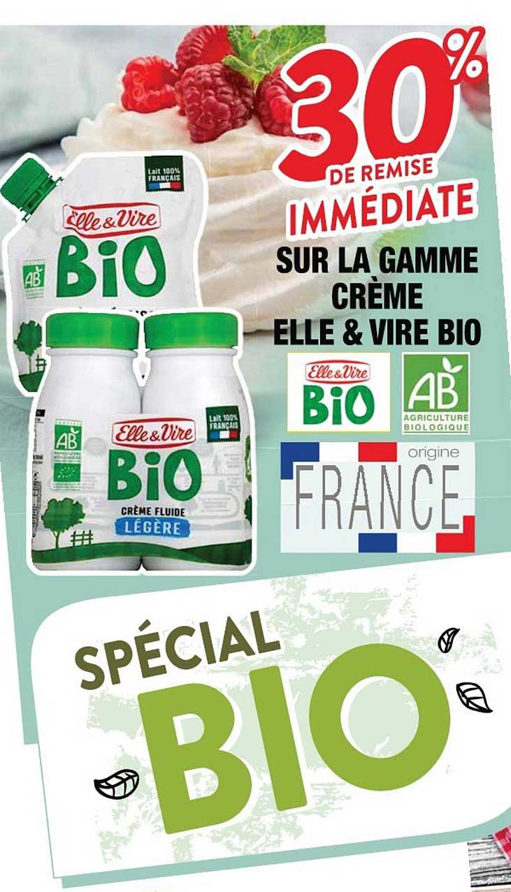 Gamme Crème Elle & Vire Bio