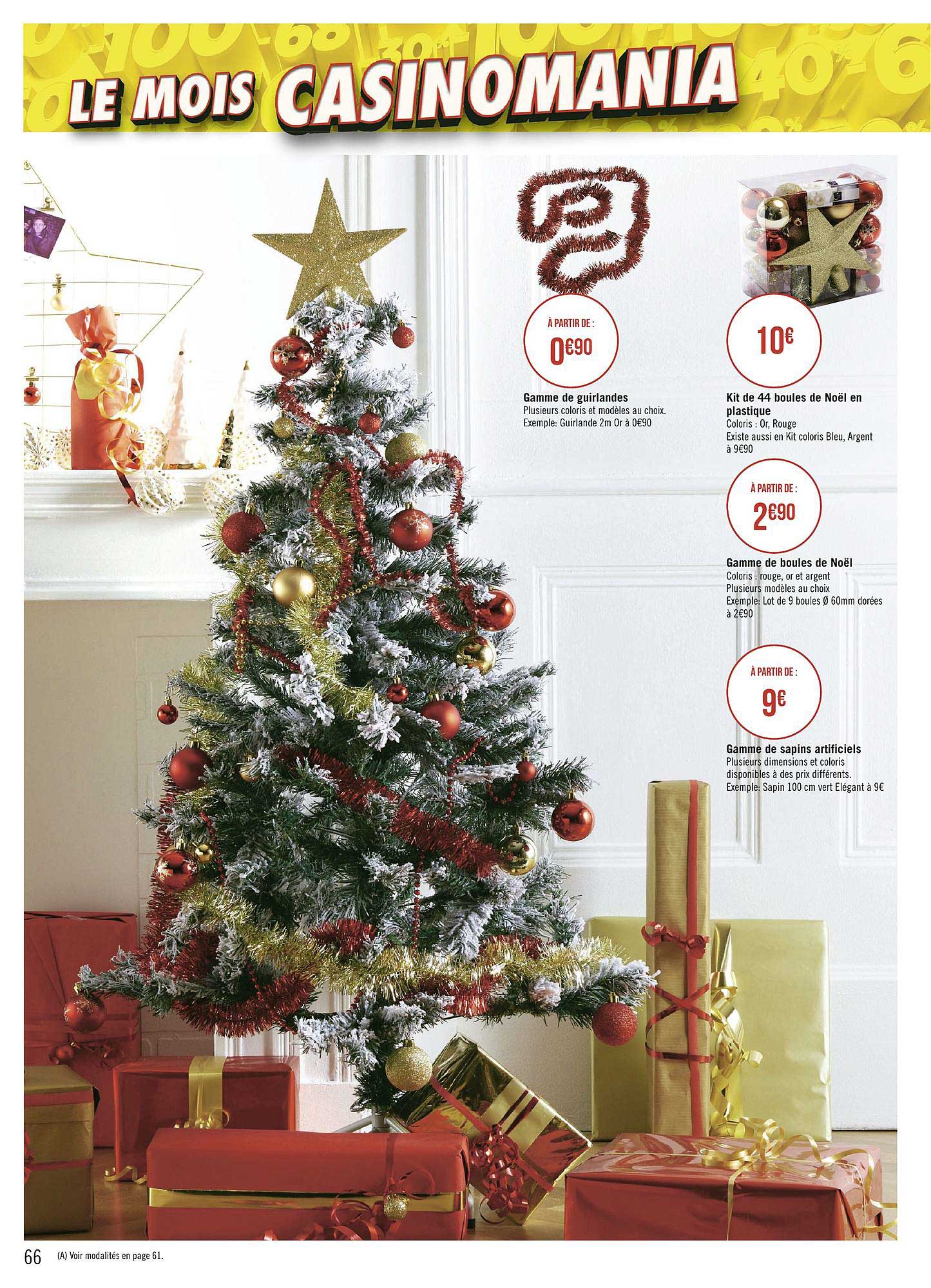 gamme de guirlande, kit de 44 boules de noël en plastique, gamme de boules de noël, gamme de sapin artificiels