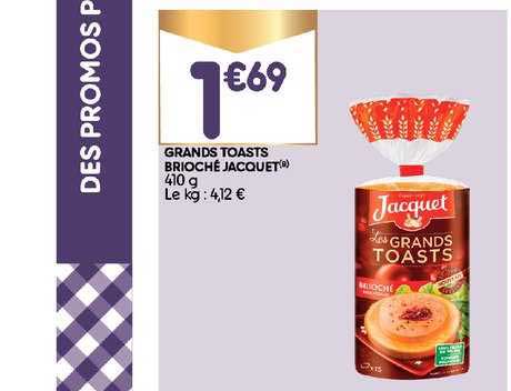 grands toasts brioché jacquet