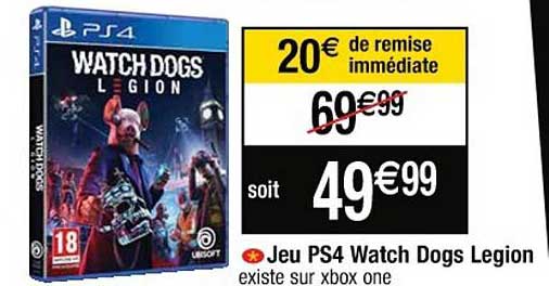 jeu ps4 watch dogs legion