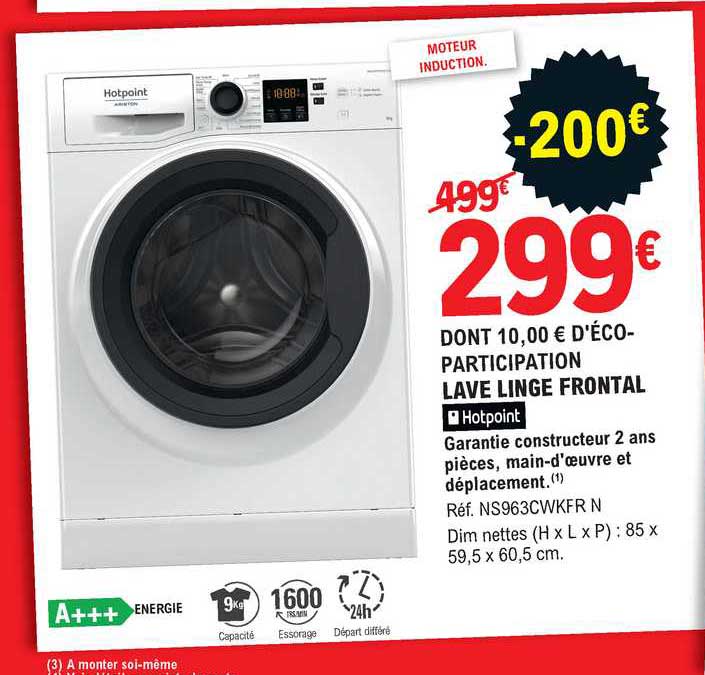 lave linge frontal