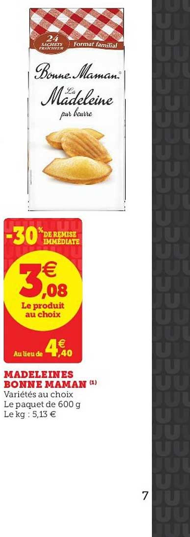 madeleines bonne maman