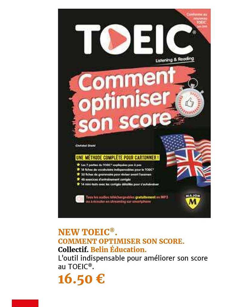 new toeic comment optimiser son score collectif belin éducation
