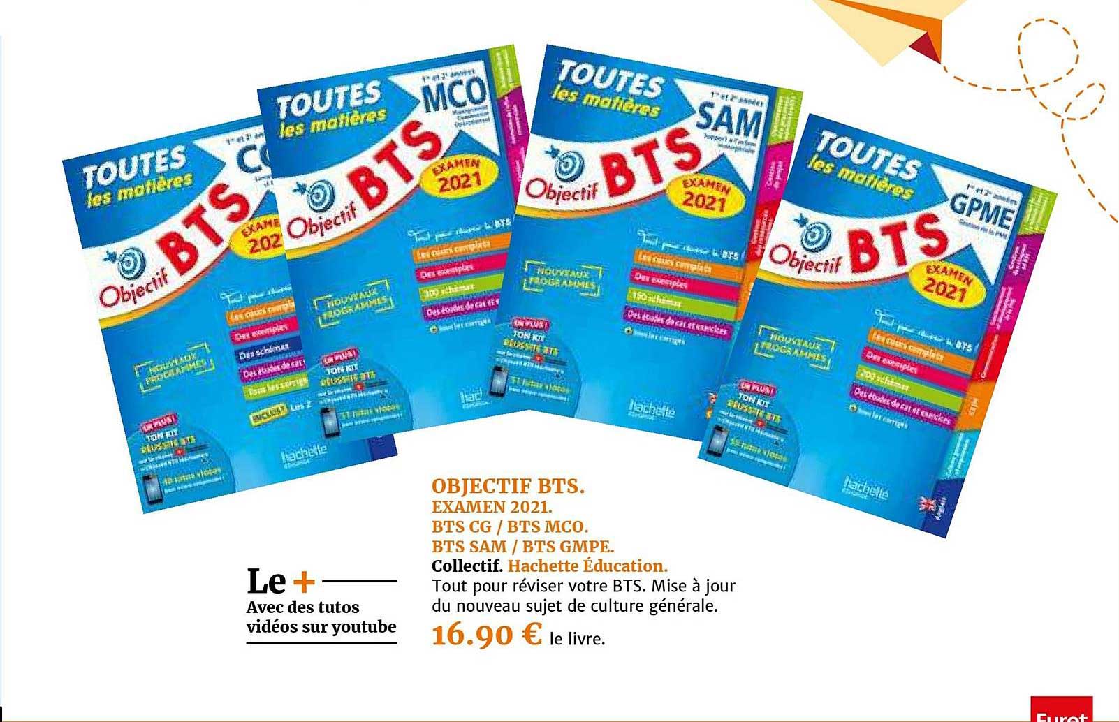 objectif bts examen 2021 bts cg bts mco bts sam bts gmpe collectif hachette éducation