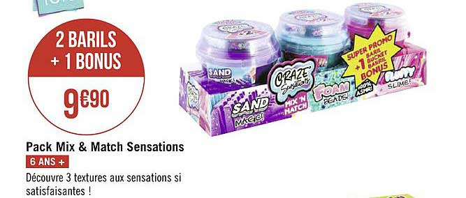 pack mix & mach sensations