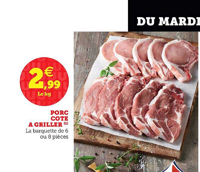 Porc Côte à Griller