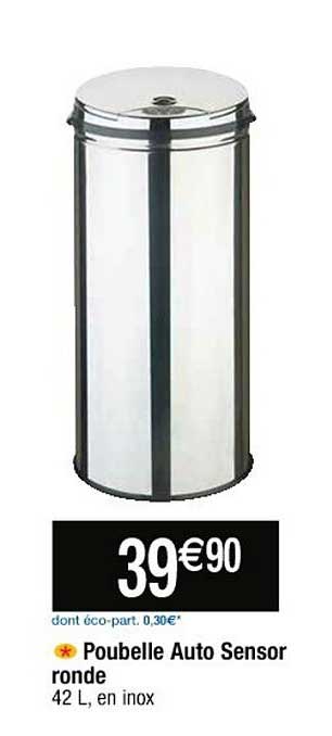 Poubelle Auto Sensor Ronde