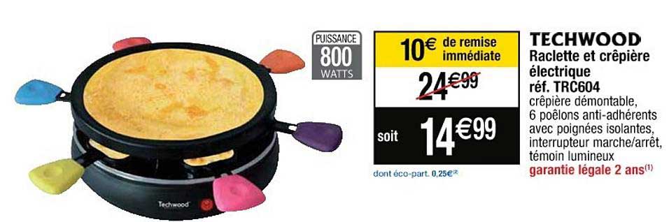 Raclette Et Crêpière électrique