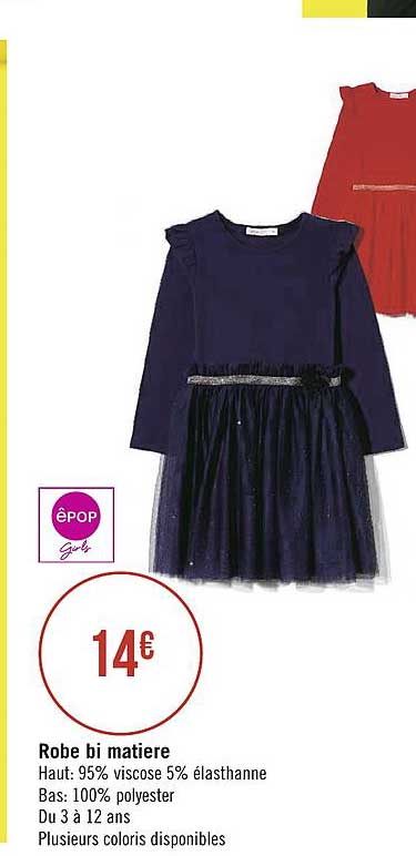 robe bi matière