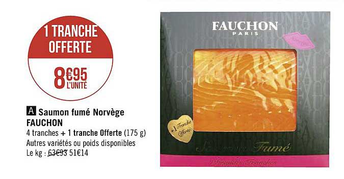 saumon fumé norvège fauchon