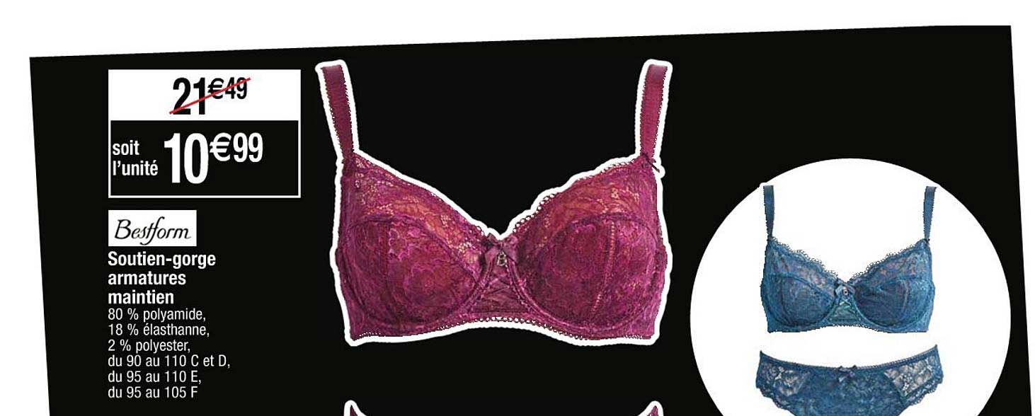 soutien gorge armature maintien