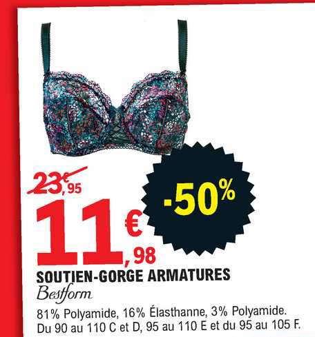 soutien gorge armatures bestform