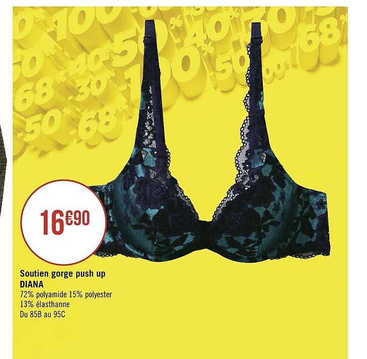 soutien gorge push up diana