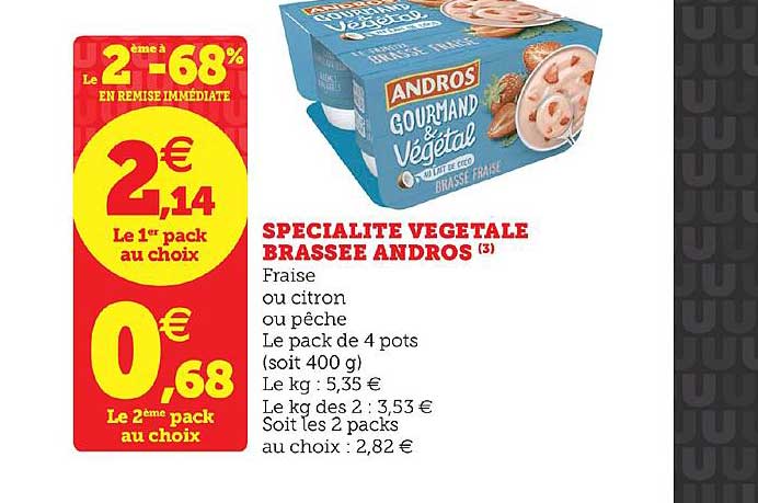 spécialité végétale brassée endros