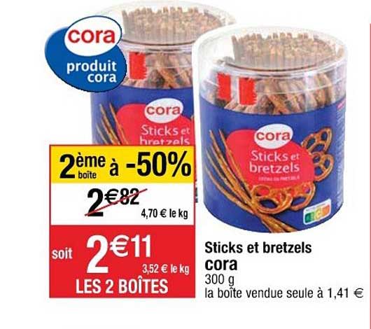 Sticks Et Bretzels Cora