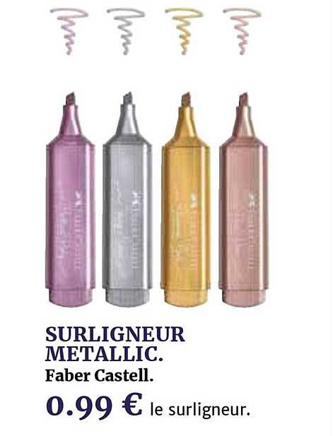 Surligneur Metallic Faber Castell