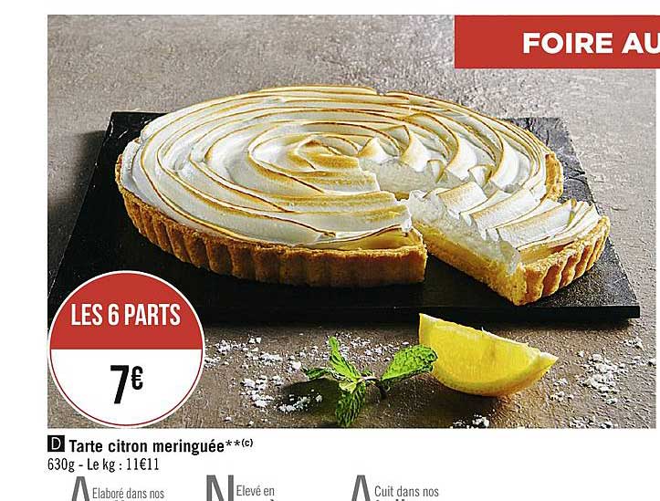 Tarte Citron Meringuée