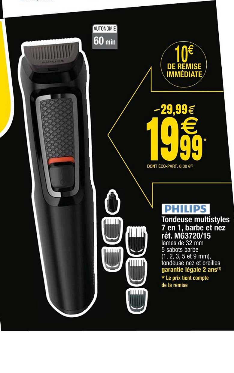 Tondeuse Multistyles 7 En 1, Barbe Et Nez