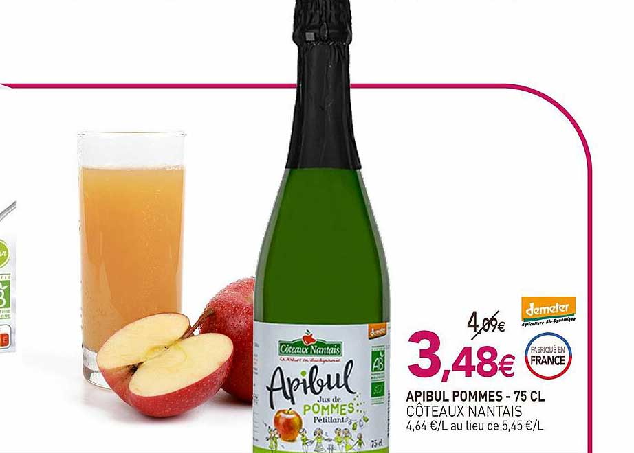apibul pommes côteaux nantais - 75 cl