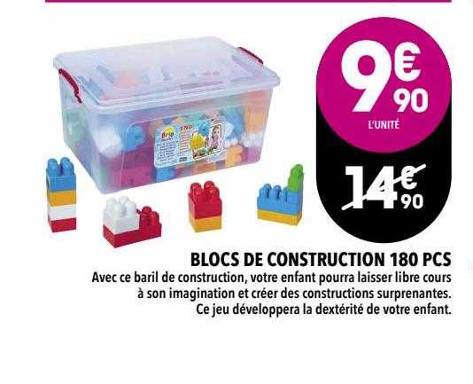 blocs de construction 180 pcs