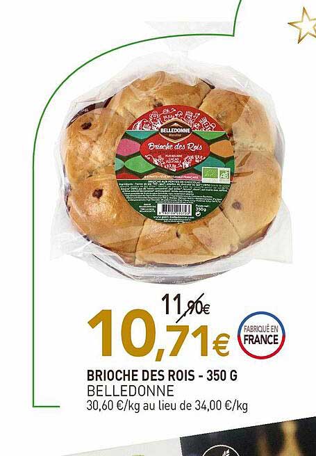 brioche des rois belledonne - 350 g