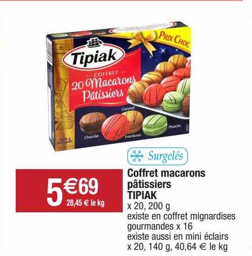 coffret macarons pâtissiers tipiak
