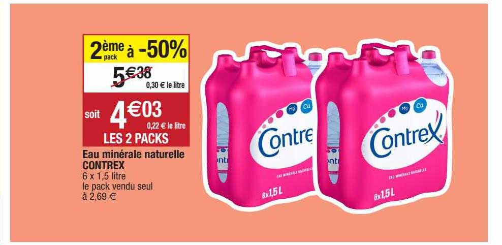 Eau Minérale Naturelle Contrex